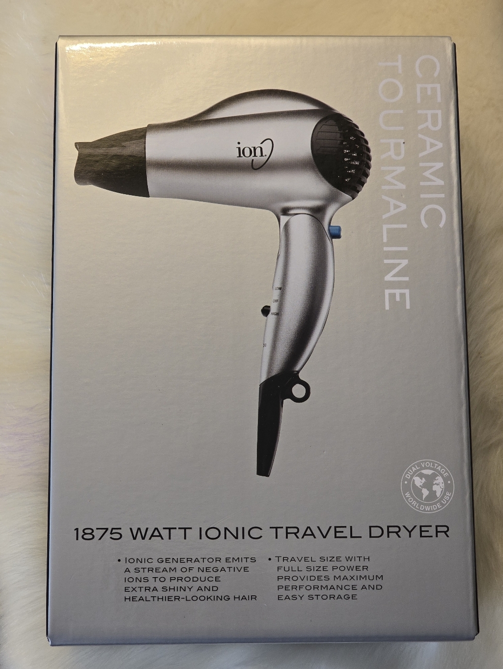 Dual Voltage Ionic Travel Hair Dryer All Hair types New in Box💕 - Picture 4 of 7